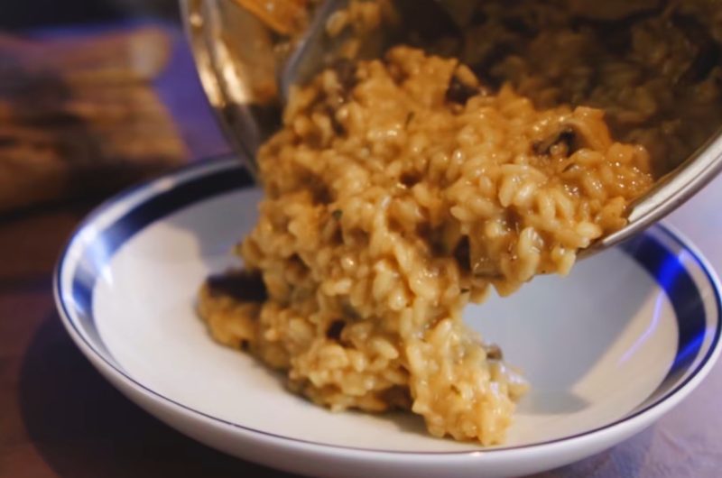 Receita de Risoto de Cogumelos fácil